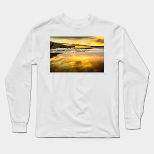 Sunrise at Seaham Pier and The Slope Long Sleeve T-Shirt